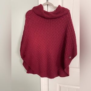 Moon Collection Bailee Cowl Neck Knit Poncho size S (Stitchfix)